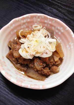 圧力鍋で簡単☆我が家の牛スジ煮込み♪-レシピのメイン写真