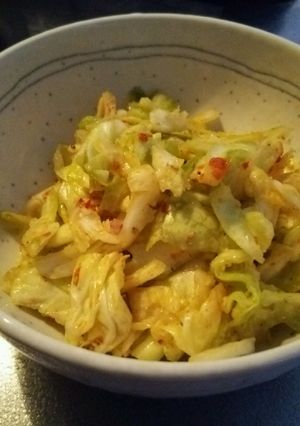 春キャベツの豆板醤和え-レシピのメイン写真