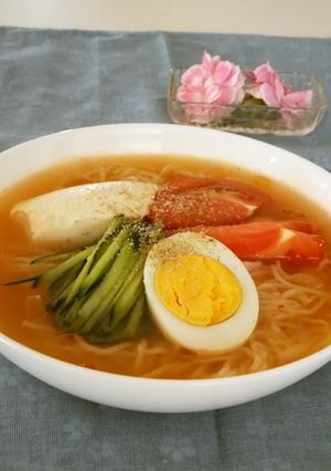 夏におすすめ！ピリ辛冷麺-レシピのメイン写真