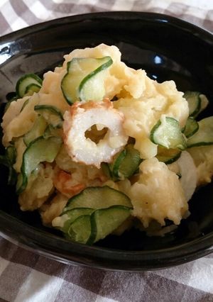 ポテトサラダ in ﾁｸﾜ＆ﾁｰｽﾞ-レシピのメイン写真