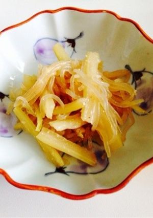 セロリと糸こんの味噌きんぴら-レシピのメイン写真