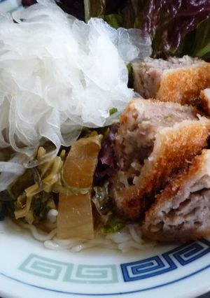 メンチとビビンメン！-レシピのメイン写真