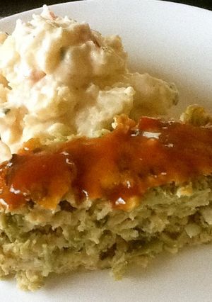 簡単！好きな野菜でチキンミートローフ♪-レシピのメイン写真