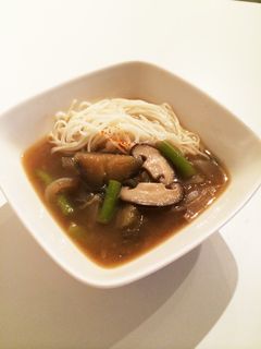 ごま油香る〜夏野菜あったかそうめん-レシピのメイン写真
