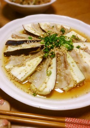 豚と茄子の中華ドレッシング添え-レシピのメイン写真