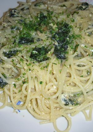 新しい味発見！韓国風海苔卵パスタ-レシピのメイン写真