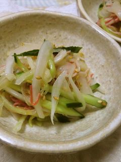 簡単!新玉葱で血液サラサラ中華サラダ-レシピのメイン写真