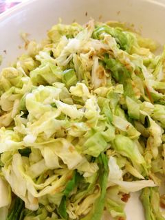 簡単!キャベツのレンジで温野菜-レシピのメイン写真