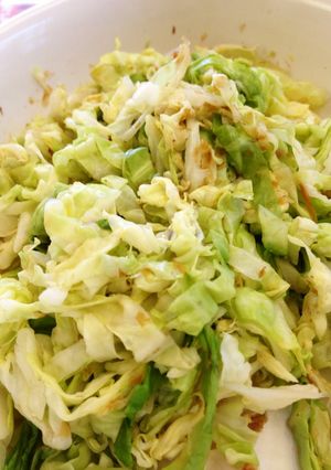 簡単！キャベツのレンジで温野菜-レシピのメイン写真