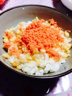 簡単!朝ごはん♡鮭フレークと天かす♡-レシピのメイン写真