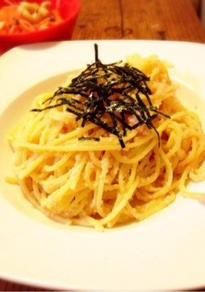 絶品‼︎ほっぺた落ちるタラコスパゲティ-レシピのメイン写真