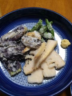 サクサクたけのこと茄子の揚げ出し?-レシピのメイン写真