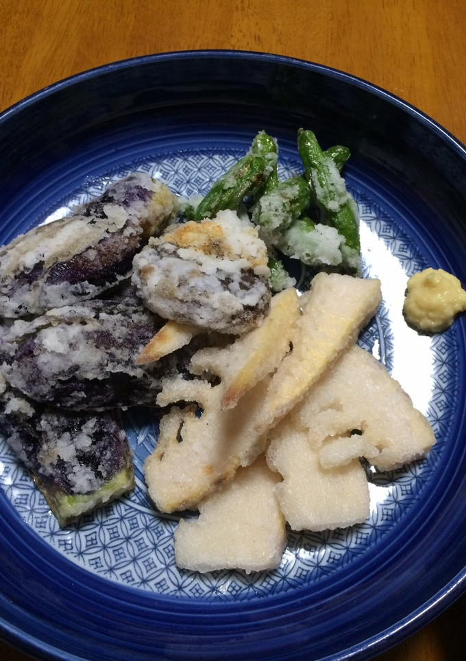 サクサクたけのこと茄子の揚げ出し？-レシピのメイン写真