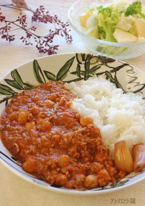 本格家庭味✿ひよこ豆＆豚肉のキーマカレー-レシピのメイン写真