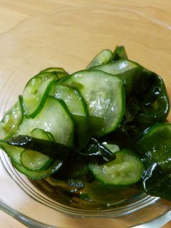 きゅうりとわかめの酢の物-レシピのメイン写真