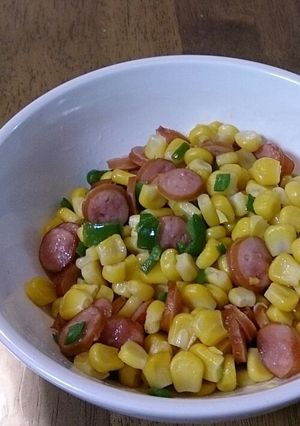 レンジにお任せ♪コーンの簡単副菜-レシピのメイン写真