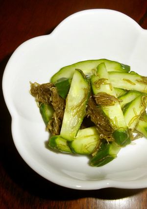 きゅうりとごはん昆布の酢の物-レシピのメイン写真