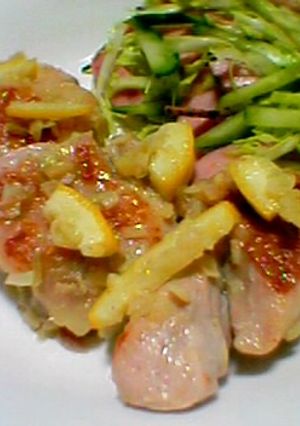 鶏肉のレモンバター炒め-レシピのメイン写真