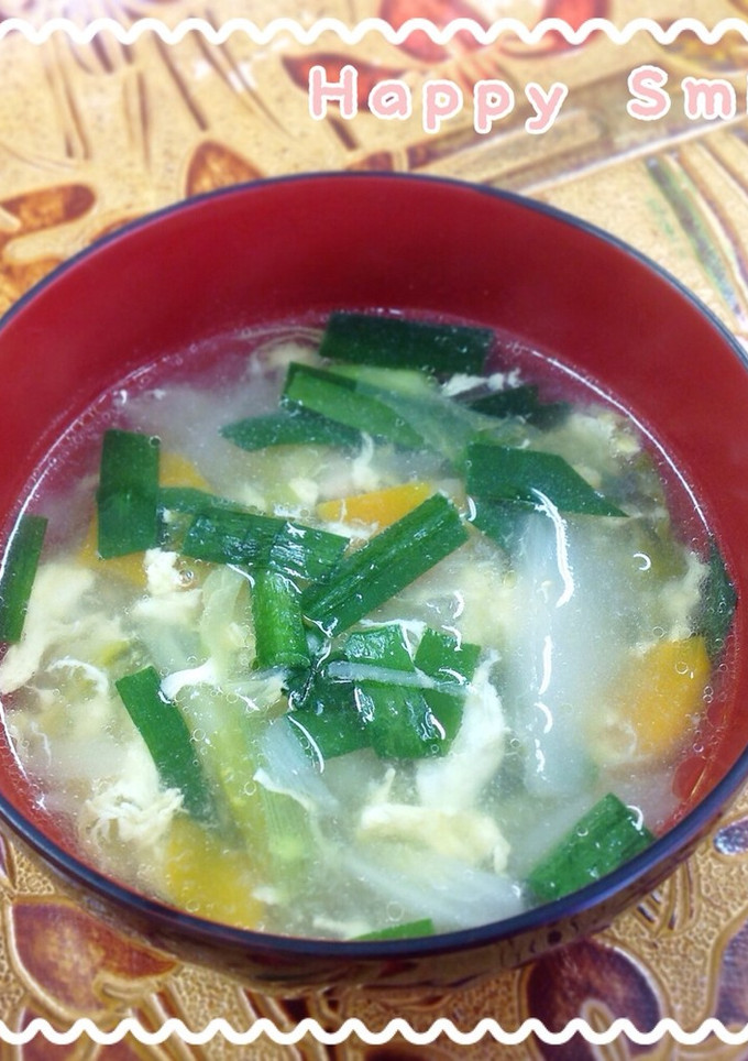 大根と白菜の中華風スープ-レシピのメイン写真