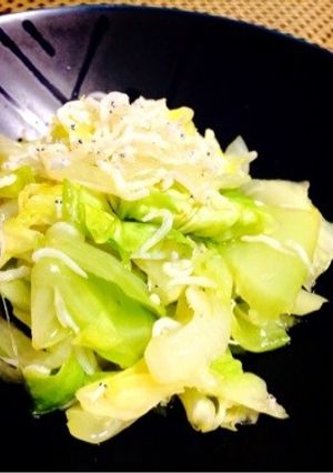 【5分】レンチン簡単♪キャベツ鶏塩蒸し-レシピのメイン写真