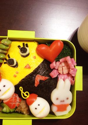 キャラ弁 ふなっしー おかず-レシピのメイン写真