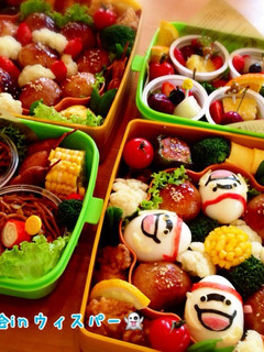 妖怪ウォッチ⌚︎ゆで卵ウィスパー 運動会ver. キャラ弁-レシピのメイン写真