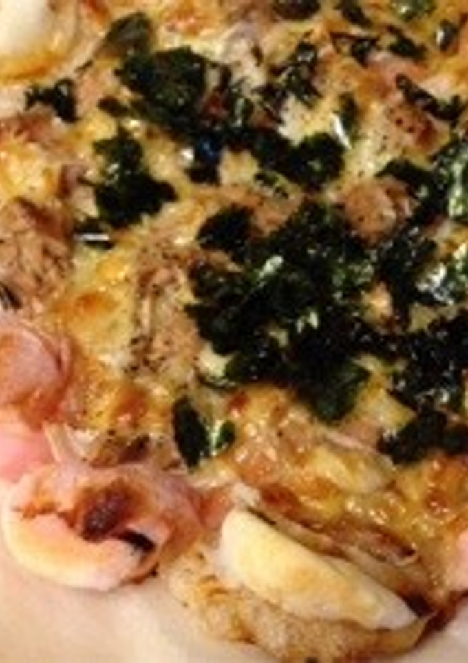 照り焼きソースの和風餅ピザ-レシピのメイン写真
