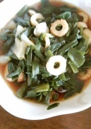 間引き玉ねぎで２種類のおかず-レシピのメイン写真