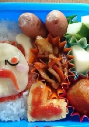 妖怪ウォッチ☆キャラ弁☆ちからモチ 簡単-レシピのメイン写真