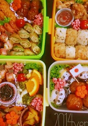 運動会のお弁当 2014 小学校-レシピのメイン写真