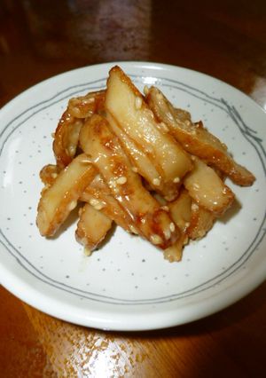 薩摩揚げのピーナツクリーム炒め-レシピのメイン写真