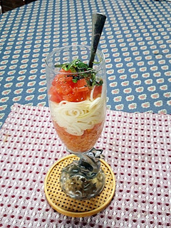 トマトのグラニテそうめん-レシピのメイン写真