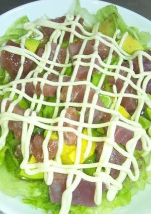 まぐろとアボカドの和風カルパッチョ-レシピのメイン写真