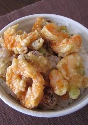 小エビ天丼-レシピのメイン写真