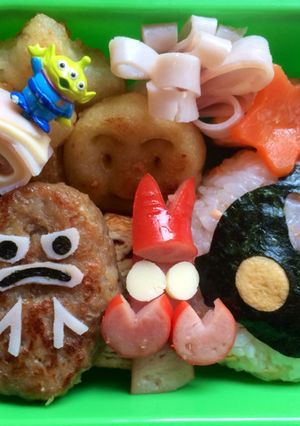 キャラ弁★ウルトラマン・バルタン星人-レシピのメイン写真