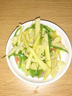 ピーマンとタケノコ炒め-レシピのメイン写真