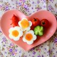 竹串でお花のゆで卵*キャラ弁おかずに*