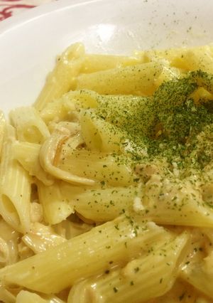 ほんのりカレー風味のツナクリームペンネ-レシピのメイン写真
