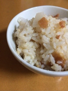 梅と大根の炊き込みご飯(無水鍋QC使用)-レシピのメイン写真