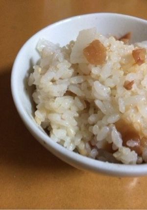 梅と大根の炊き込みご飯(無水鍋QC使用)-レシピのメイン写真