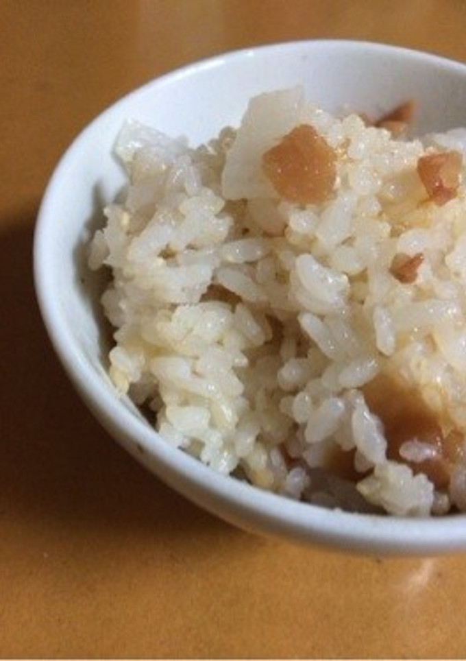 梅と大根の炊き込みご飯(無水鍋QC使用)-レシピのメイン写真