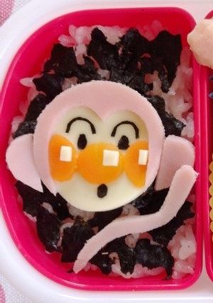 簡単キャラ弁！アンパンマンおさるver.-レシピのメイン写真