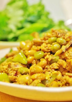 ひき肉と野菜の簡単スパイシーインドカレー-レシピのメイン写真