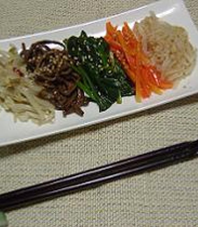 5色ナムル by みっちぃ' 【クックパッド】 簡単おいしいみんなの