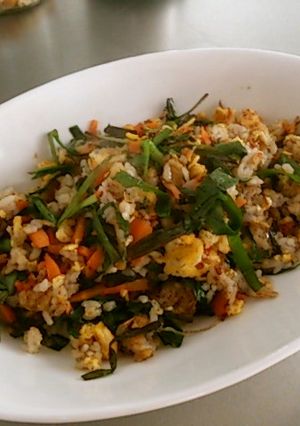 簡単ニラ玉炒飯-レシピのメイン写真