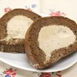 簡単ココアロールケーキ♪チョコクリーム♪