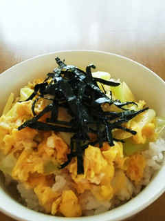 簡単炒り卵丼-レシピのメイン写真