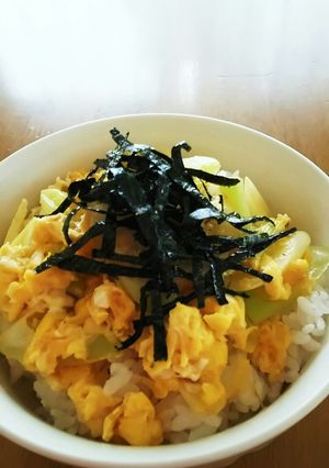 簡単炒り卵丼-レシピのメイン写真