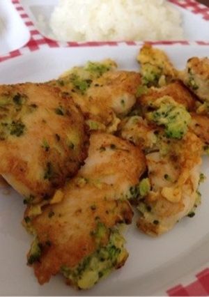 ＊ササミのブロッコリーピカタ＊簡単ランチ-レシピのメイン写真