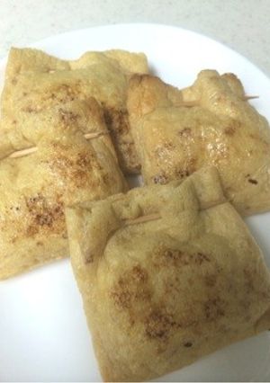 玉ねぎ油揚げ詰め焼きver簡単-レシピのメイン写真